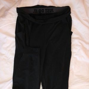 Women’s black Nike joggers